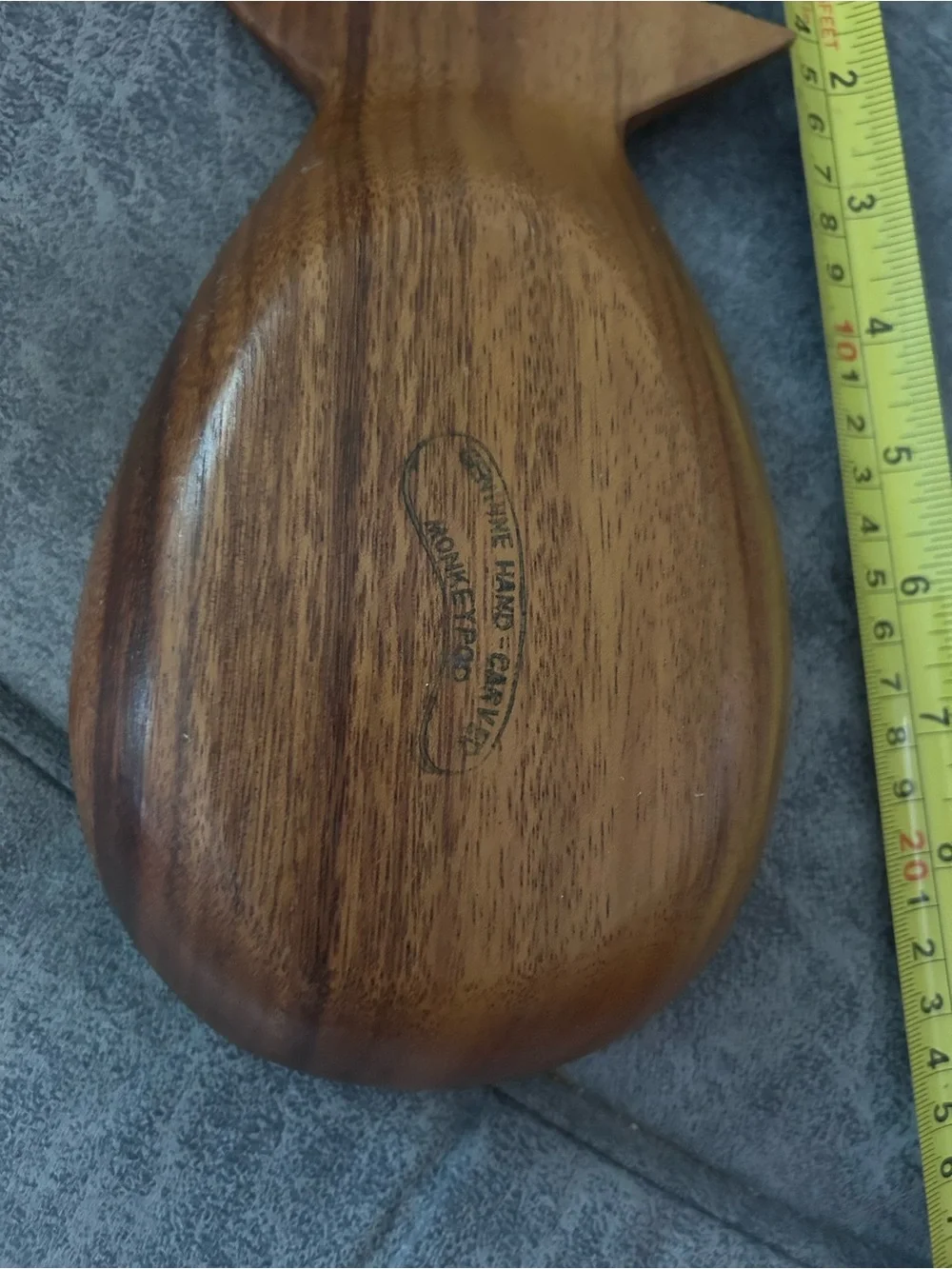 Monkey Pod wooden pineapple